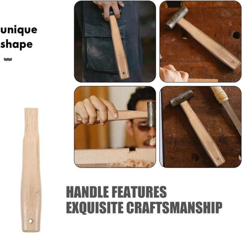 IMIKEYA Wooden Sledge Hammer Handle 18cm Oak Replacement Handle for DIY Hand Tools and Sledge Repair - Image 2