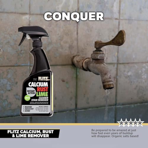 Flitz Calcium, Rust, & Lime Remover - 16oz Bottle of USA-Made Limescale Remover for Toilets, Showers, and More - Powerful Spray that Instantly Eliminates Tarnish, Grease, and Other Grime (1 Pack) - Image 3