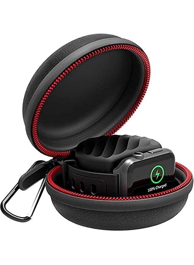 erorex Portable Hard Iwatch Storage Box Case Cover Portable Protective Travel Bag Fit Iwatch 38Mm 40Mm 41Mm 42Mm 44Mm 45Mm And Airpods Pro 3 2 1 Charging Case Station Dock Black  - Image 1