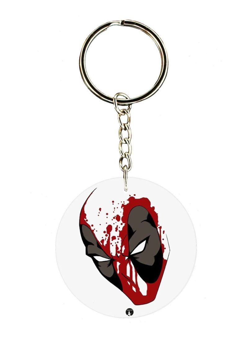 RKN Deadpool Double Side Printed Keychain
