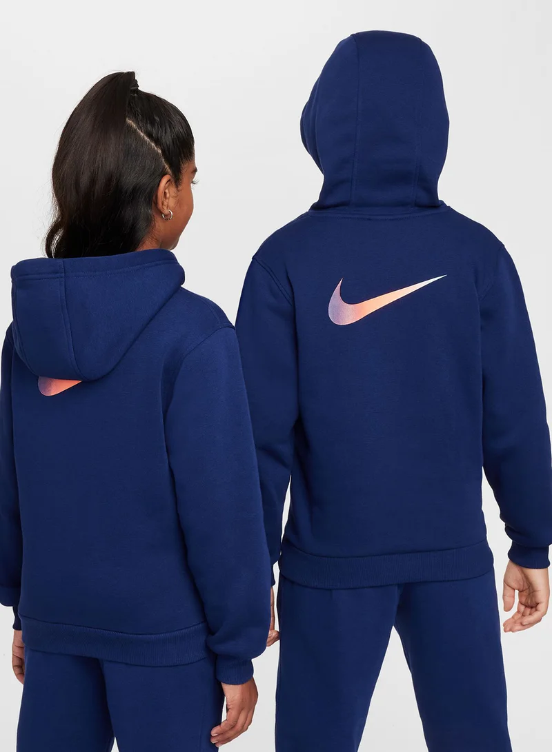نايكي Kids Cr7 Club Fleece Hoodie
