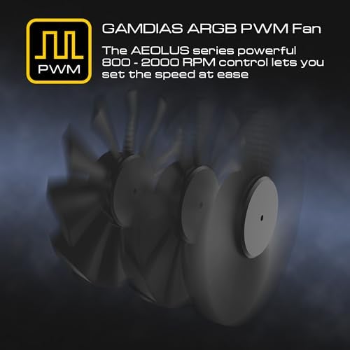 GAMDIAS Aeolus M3 1204 Performance 4 Fan KIT - Image 3