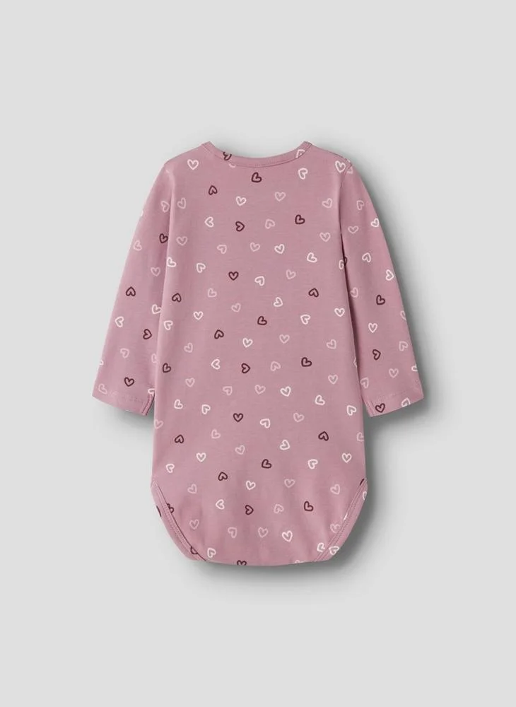 Name It Infant Printed Long Sleeve Bodysuit