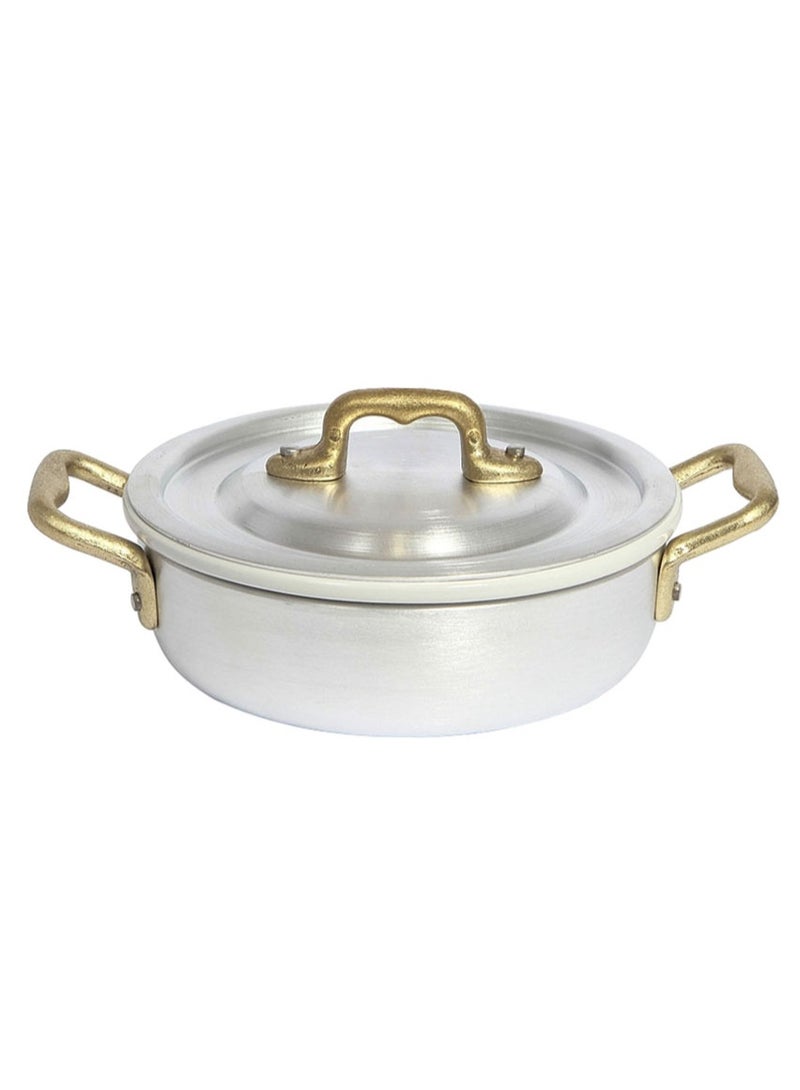 Ottinetti Shallow Casserole with Ceramic Insert & Lid (12cm)