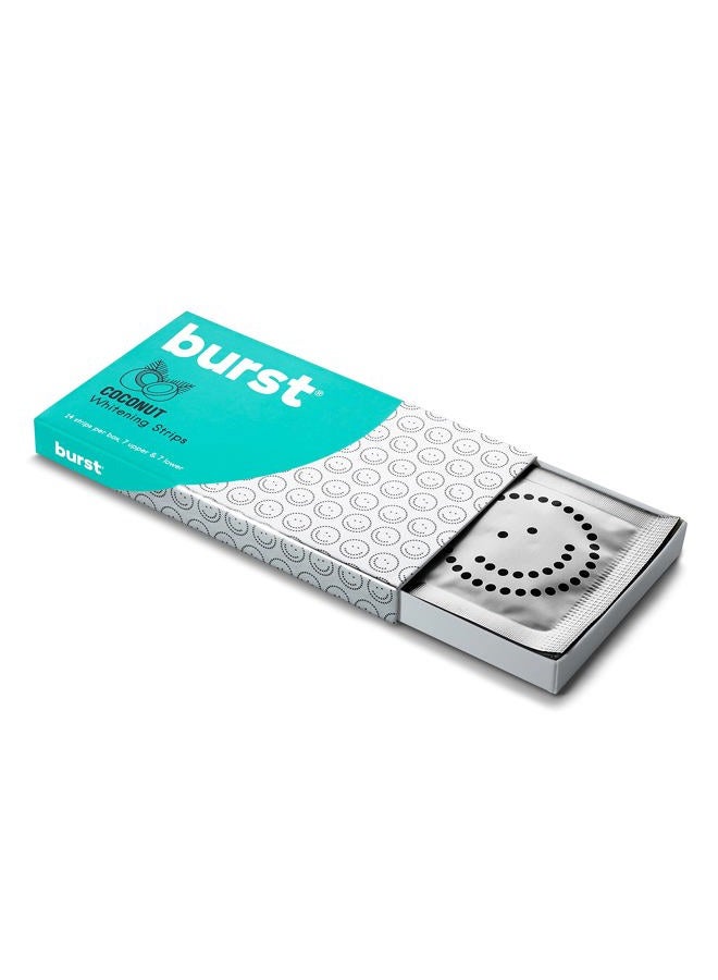 BURST Whitening Strips, Coconut, 7 Treatments - Image 1