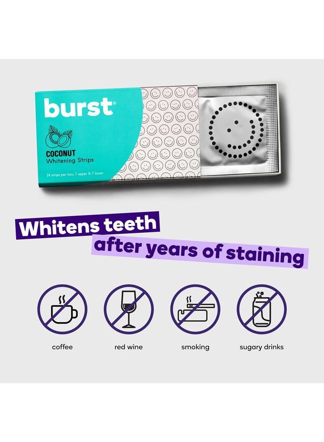 BURST Whitening Strips, Coconut, 7 Treatments - Image 4