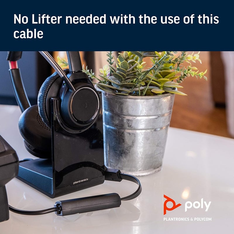 Poly كابل مفتاح الخط الإلكتروني Plantronics APP51 للتحكم في مكالمات الهاتف المكتبي عن بُعد مع هواتف Poly - Image 3