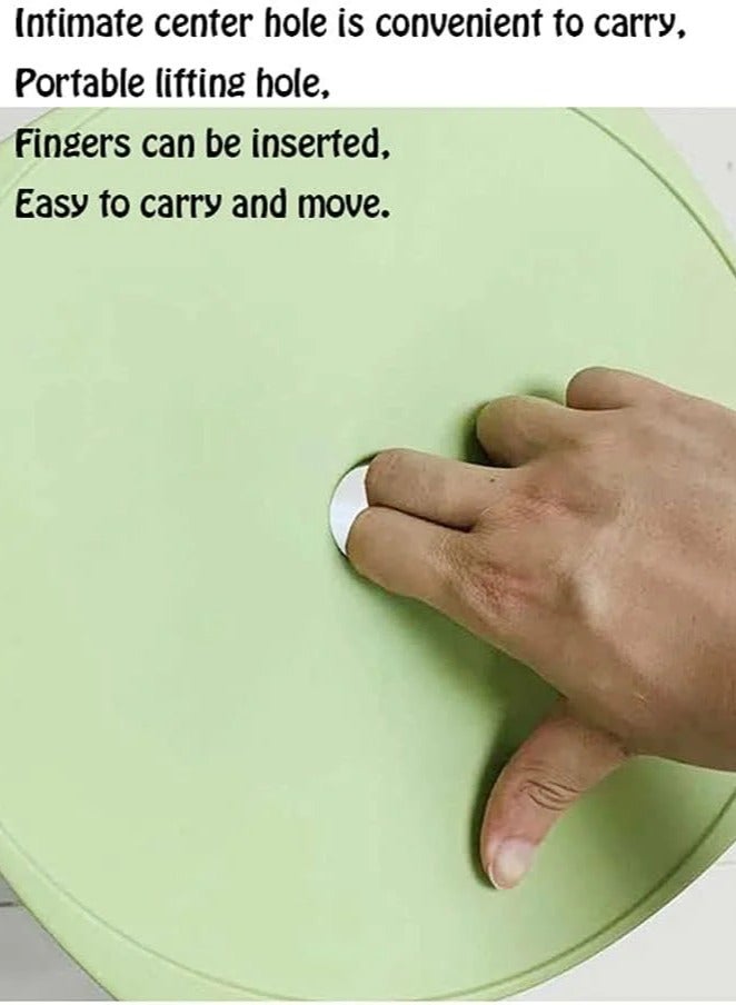 HOCC Lightweight Stackable Stool – 1pc Macaron Green | Durable Plastic Seating for Home, Office & Outdoor Use - Image 4