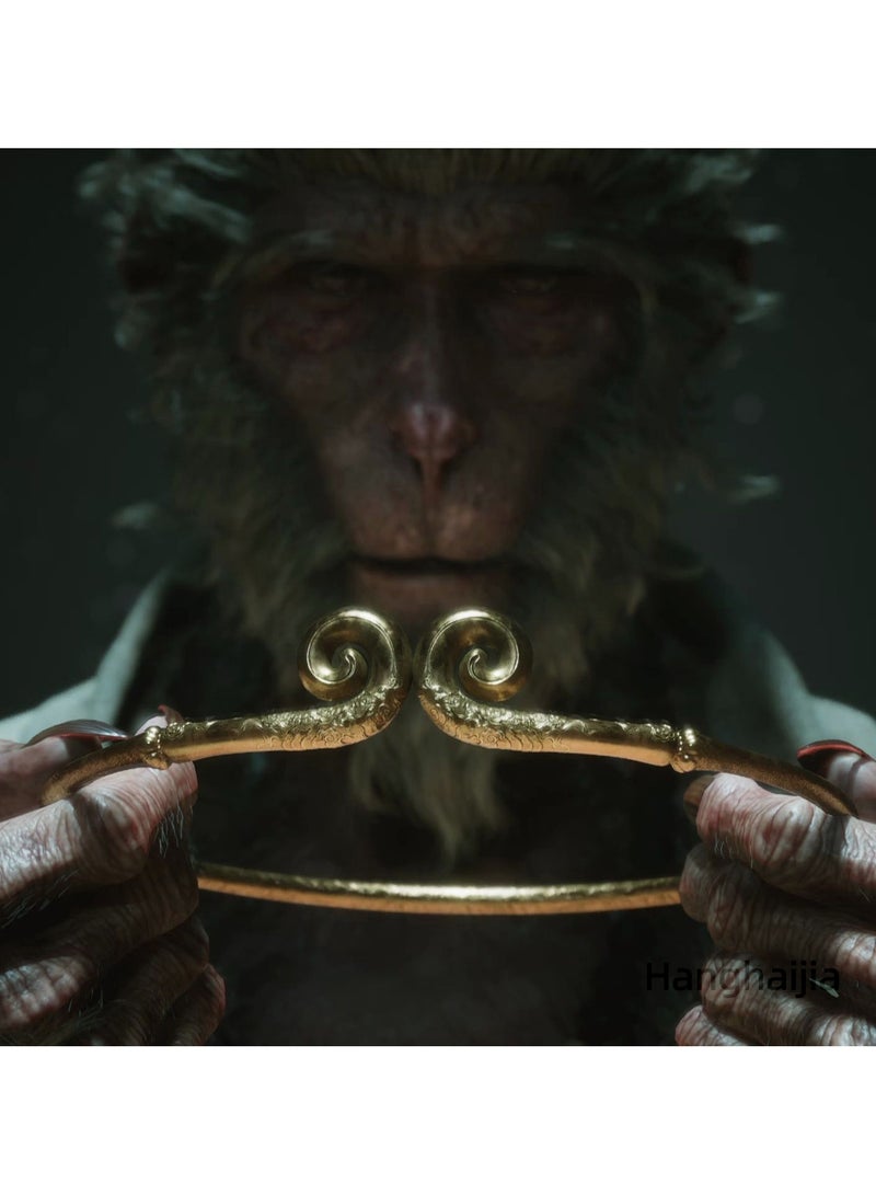 Hanghaijia Black Myth Wukong Headwear Tightening Curse,The West Eripheral Monkey King Game Model Incantation of the Golden Hoop  - Image 5