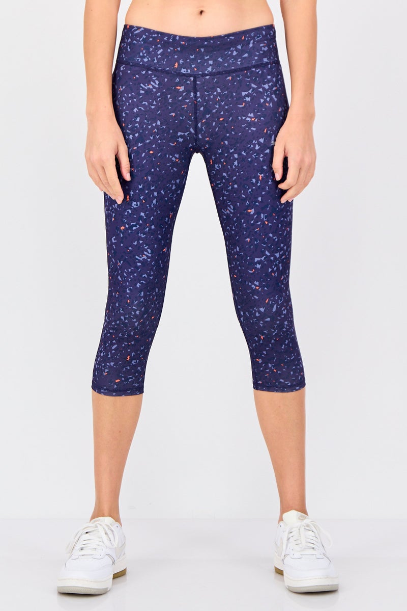 PUMA Women Sportswear Fit Training 3/4 Leggings, Multicolor - Image 1