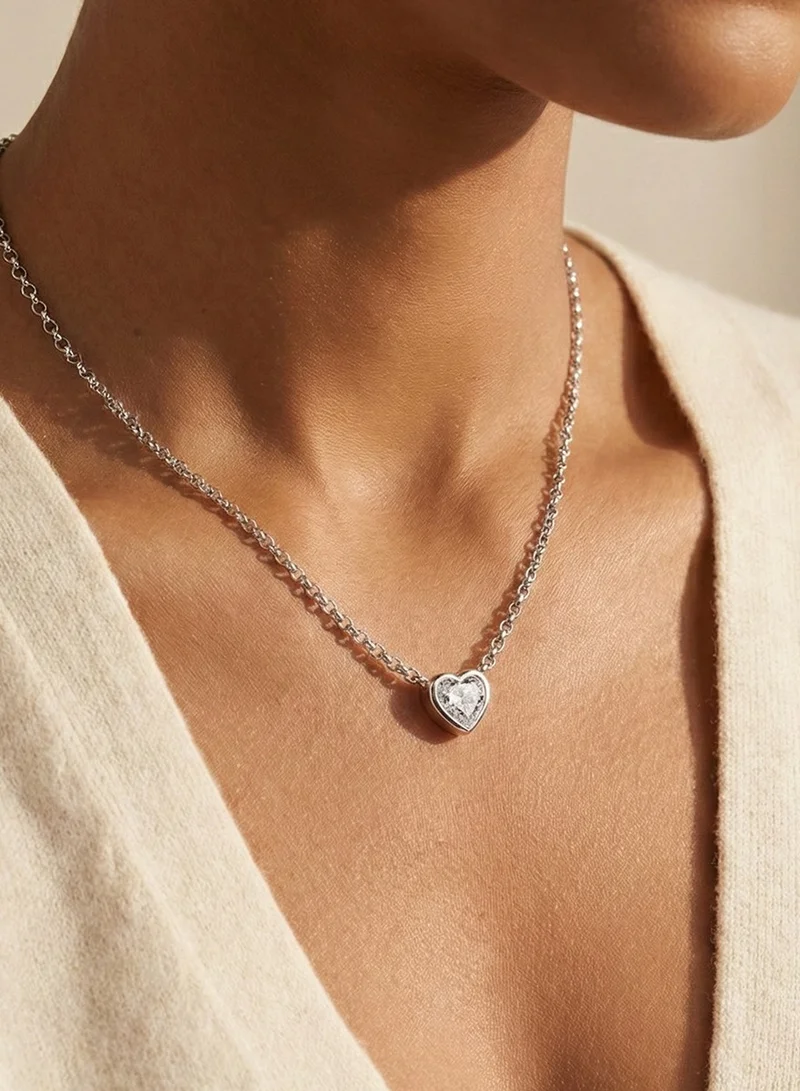 ليو جو قلادة ليو جو لوفل فضية