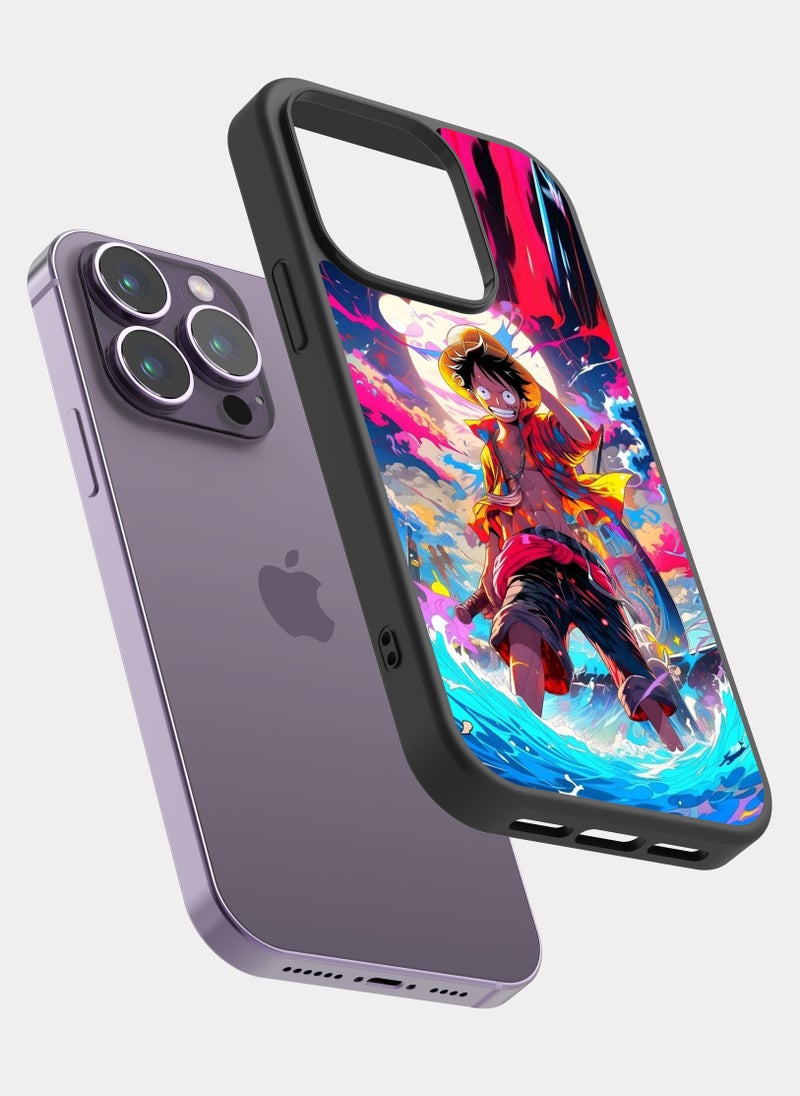 PXLAAT iPhone 14 Pro case cover One Piece Luffy - Image 2