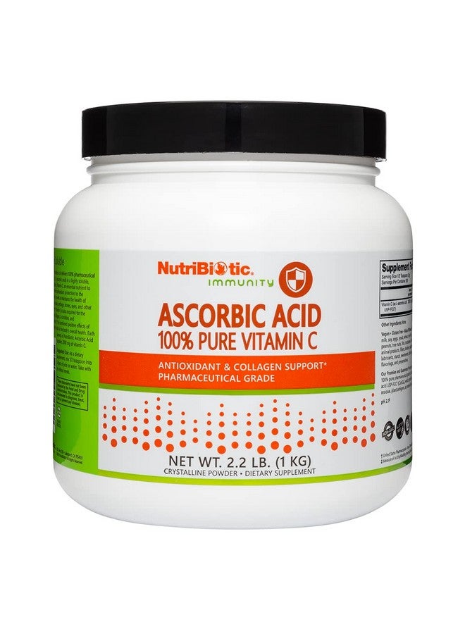 Nutribiotic Ascorbic Acid Vitamin C Powder 2.2 Lb ; Pharmaceutical Grade Lascorbic Acid 2000 Mg Per Serving ; Essential Immune & Antioxidant Collagen Support Supplement ; Vegan Gluten & Gmo Free - Image 2