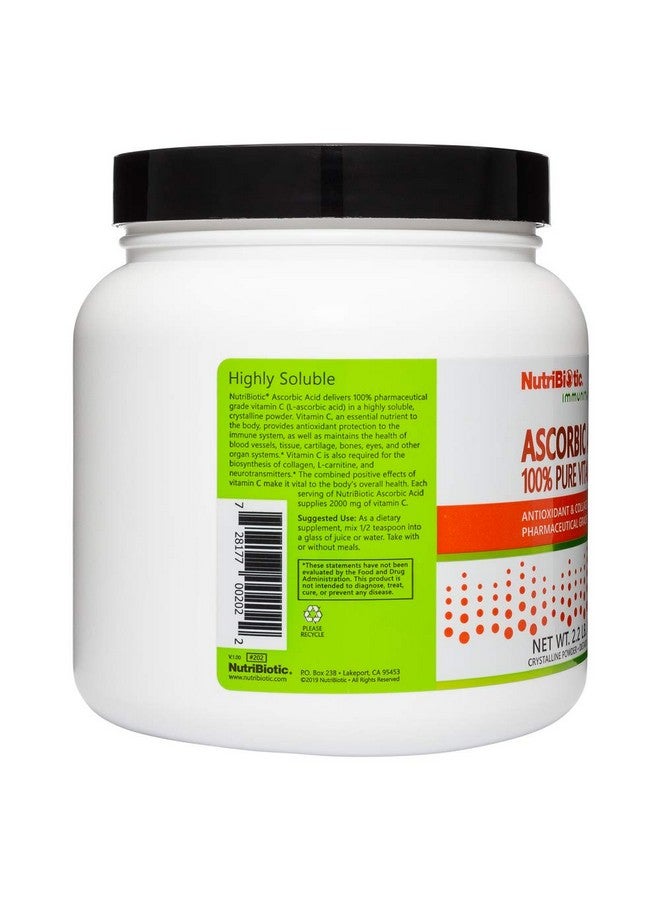 Nutribiotic Ascorbic Acid Vitamin C Powder 2.2 Lb ; Pharmaceutical Grade Lascorbic Acid 2000 Mg Per Serving ; Essential Immune & Antioxidant Collagen Support Supplement ; Vegan Gluten & Gmo Free - Image 3