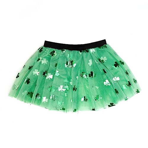 Gone For a Run Shamrock Running Tutu Skirt for Women | Adult Tutus | Lightweight | Green St Patricks Day Running Costume - Image 1