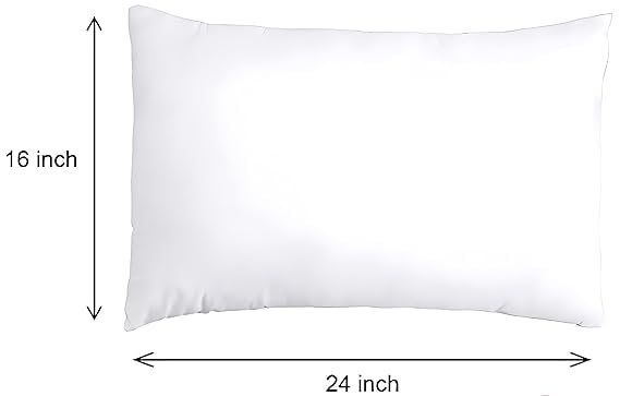 NADEEM'S World Microfiber Extra Soft White Pillows, 40x60 cm (16x24 inches), Set of 4, Standard Pack of 4 (16X24)  - Image 2