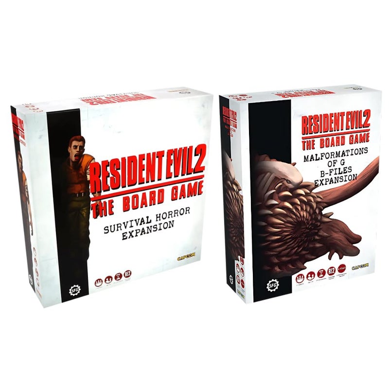 Steamforged Games حزمة لعبة الطاولة ريزيدنت إيفل 2 مع رعب البقاء، وتشوهات ملفات جي بي (2 عنصر) - Image 1