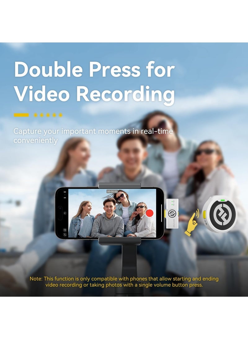 Lark M2 Wireless Lavalier Microphone (2TX+3RX) Compatible with Camera, iPhone, Android, 1000ft LOS Range, Hi-Fi Audio, Noise Cancellation, 40H Duration, for Vlogging(Developed version)