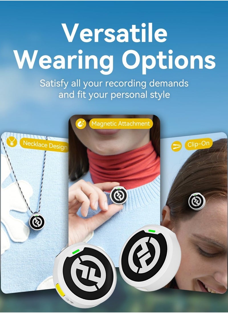 Lark M2 Wireless Lavalier Microphone (2TX+3RX) Compatible with Camera, iPhone, Android, 1000ft LOS Range, Hi-Fi Audio, Noise Cancellation, 40H Duration, for Vlogging(Developed version)