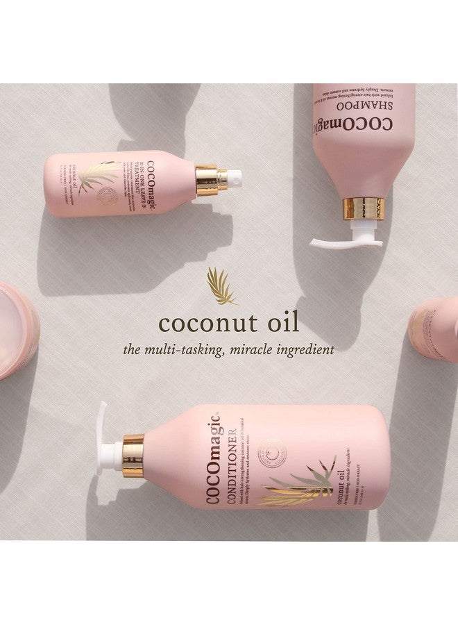 cocomagic 10In1 Leavein Hair Treatment With Coconut Oil Hydrate Detangle Prevent Frizz Smooths Creates Silkiness Gentle For All Hair Types Paraben Free Cruelty Free Made In Usa (8 Oz) - Image 5