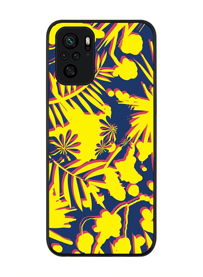 Stylizedd Rugged Black edge case for Redmi Note 10S/Redmi Note 10 4G Slim fit Soft Case Flexible Rubber Edges Anti Drop TPU Gel Thin Cover - Hawaii Jungle  - Image 1