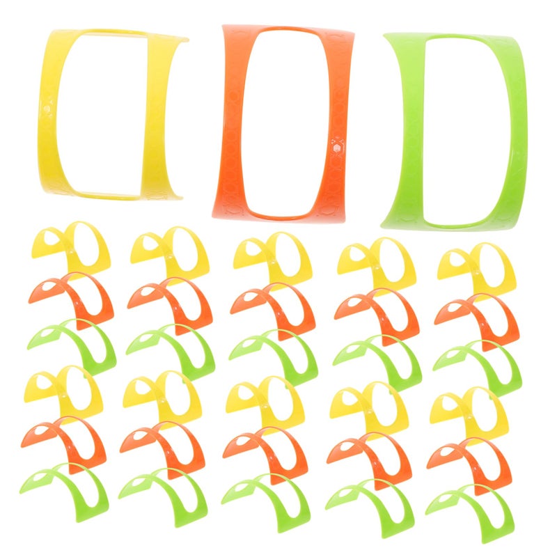 Compact Stackable Plastic Taco Stands Holder 50 Pack For Family Gatherings - Image 2