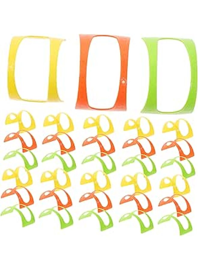 Compact Stackable Plastic Taco Stands Holder 50 Pack For Family Gatherings - Image 1