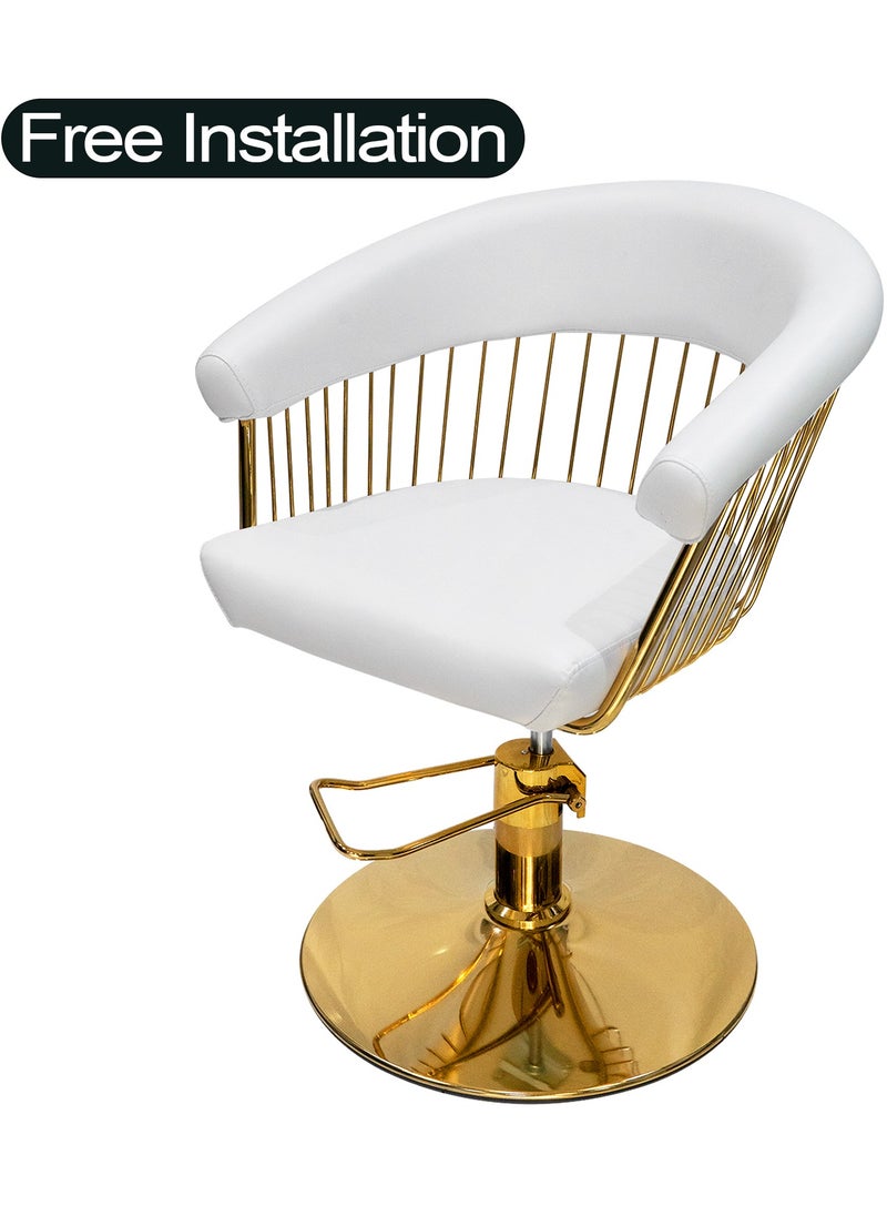 Meishida - Ladies Barber Chair Height Adjustable Salon Chair 360 Degree Hydraulic Swivel Styling Chair Free Installation - Image 1