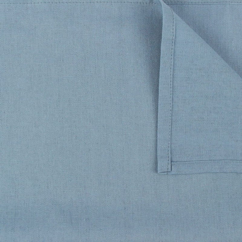 INFEI Solid Color Cotton Linen Blended Thin Dinner Cloth Napkins - Set of 12 (40 x 40 cm) - for Events & Home Use (Airy Blue) - Image 4