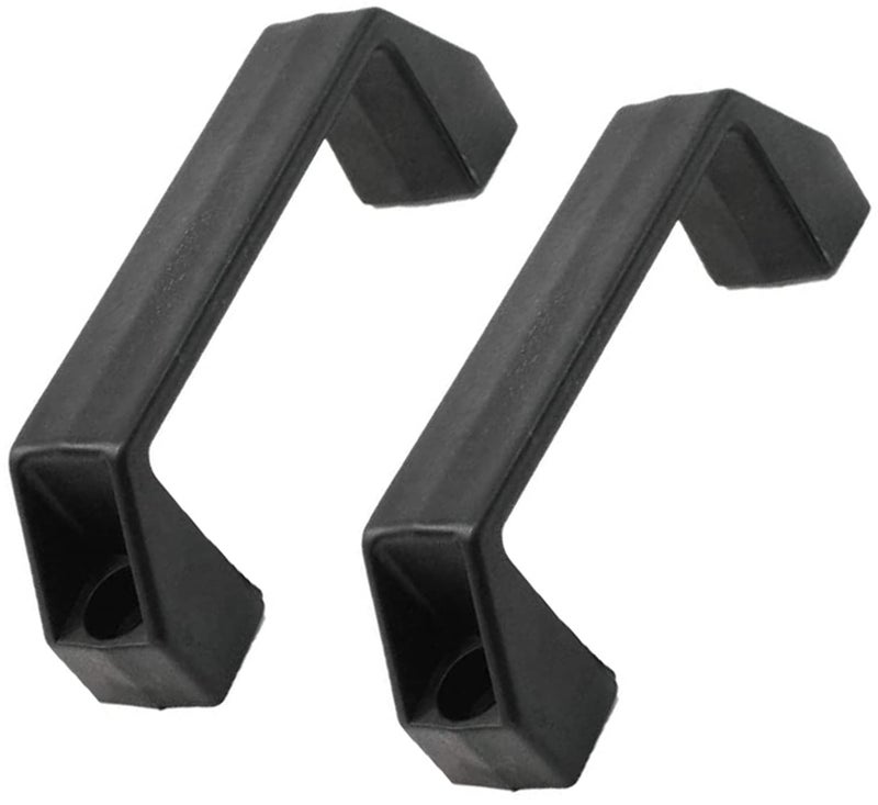 XMHF 2Pcs Plastic Grab Handle Door Handle 7mm Mounting Hole for Entry Door Assist Bar RV Black - Image 3