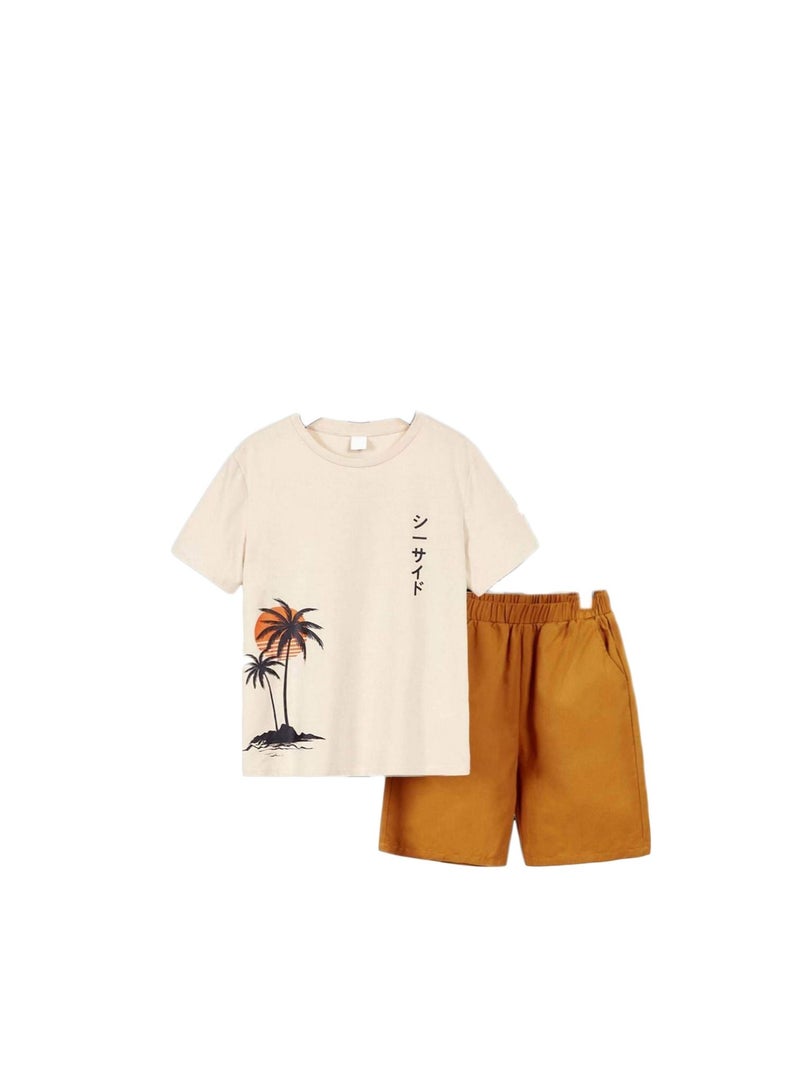 طقم ولادي مكون من قطعتيين