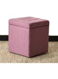 Ottoman Storage Cube Footrest Stool Padded Seat Foot Rest Step Bench Footstool Shoe Change Bench Toy Chest Box Storage Chest Relaxing Seat