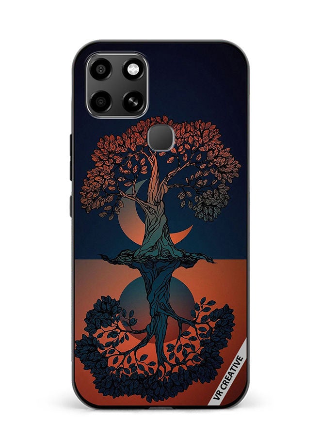 VR CREATIVE Protective Case Cover For Infinix Smart 6 Tree Design Multicolour - Image 1
