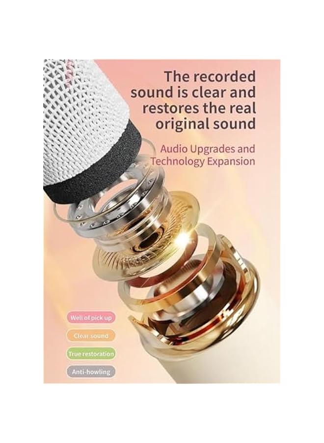 BWSJ Karaoke Portable Wireless Bluetooth Speakers with Microph  Click Original Vocal Elimination Auto Connection at Startup for Family Gatherings and Entertainment - Image 4