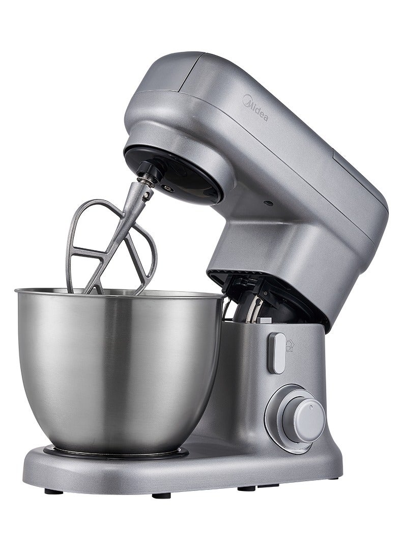 evvoli Stand Mixer, 5L Bowl Capacity, SUS Beater, Dough Hook, Multi Speed Control 5 L 1000 W EVKA-KM50S Silver - Image 5