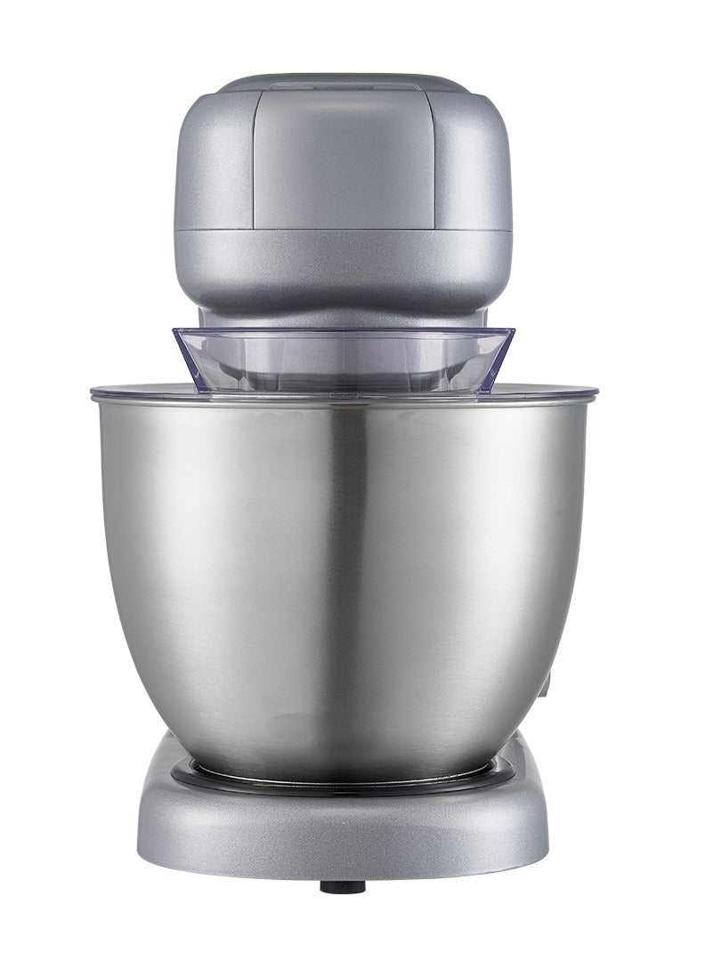 evvoli Stand Mixer, 5L Bowl Capacity, SUS Beater, Dough Hook, Multi Speed Control 5 L 1000 W EVKA-KM50S Silver - Image 4