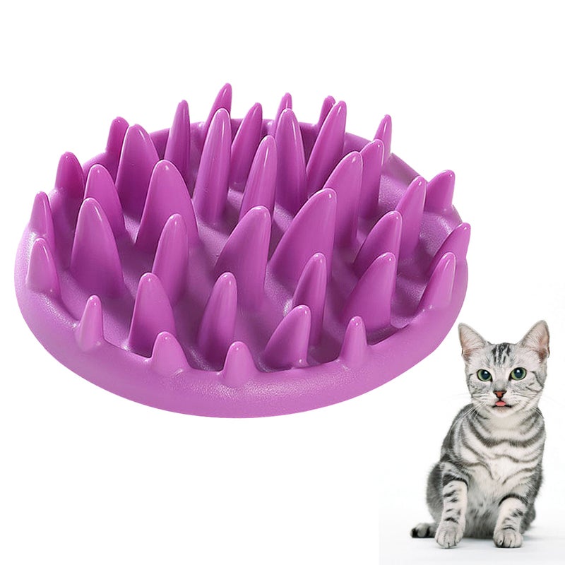 🐾 وعاء طعام بطيء للأليف بشكل غابة بنفسجي - Image 1