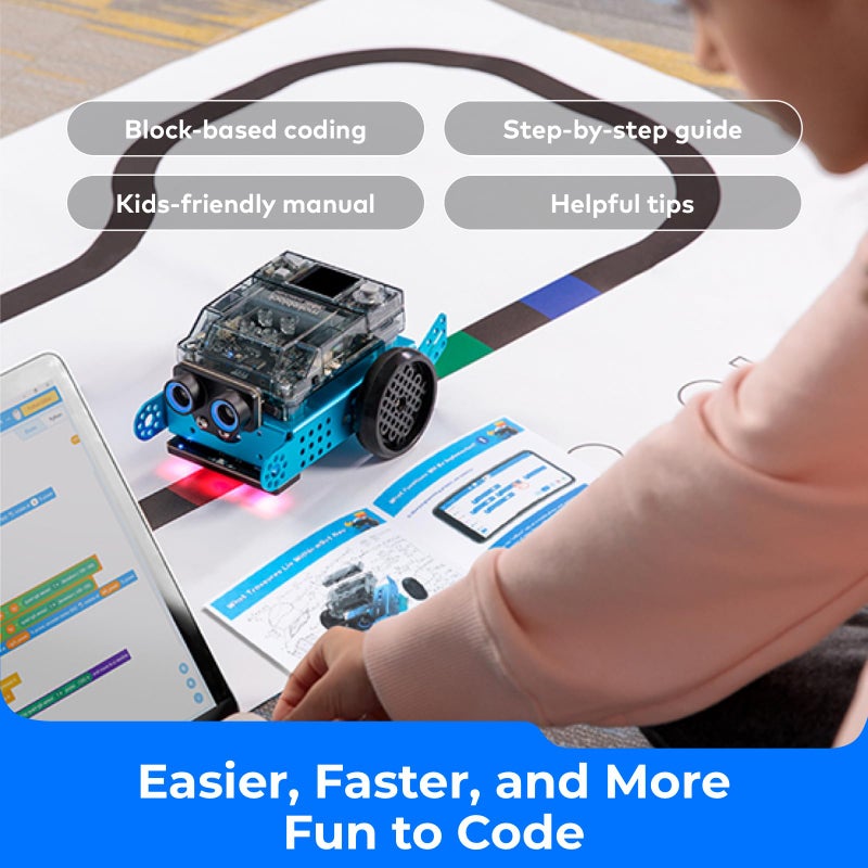 ميك بلوك MakeBlock MBOT NEO الترميز الروبوت للأطفال التعلم والتعليم دعم الروبوت Scratch & Python برمجة الروبوتات للأطفال الذين تتراوح أعمارهم - Image 3
