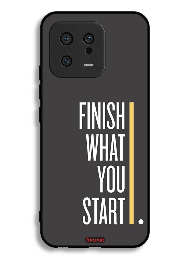Tolwak Xiaomi 13 Protective Case Cover Finish What You Start - Image 2