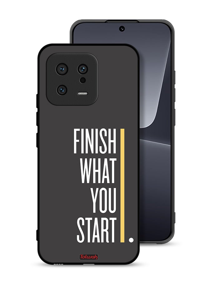 Tolwak Xiaomi 13 Protective Case Cover Finish What You Start - Image 1