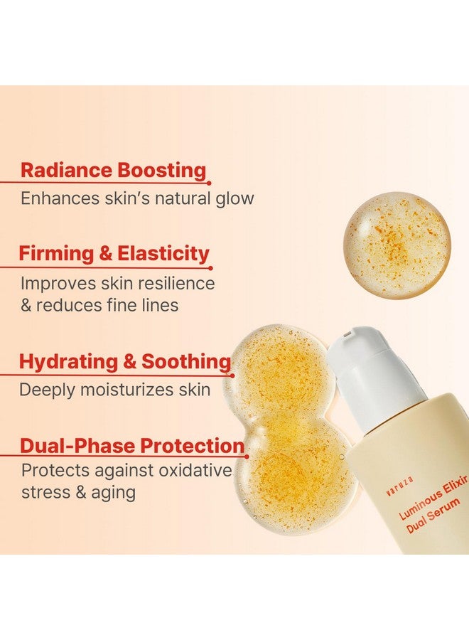 varuza Luminous Elixir Dual Serum Vita 7 Complex 5% Vitamin K3 Face Serum Hyaluronic Acid & CoQ10 Hydrating & Skin Barrier Repair Anti-Redness Vegan Korean Skincare 50ml (1.69 Fl Oz (Pack of 1)) - Image 3