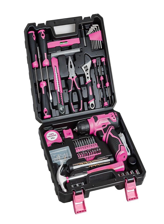 prekull Drill Set - Home Tool Kit with Drill, Hand Tool Kits - pink - Image 1