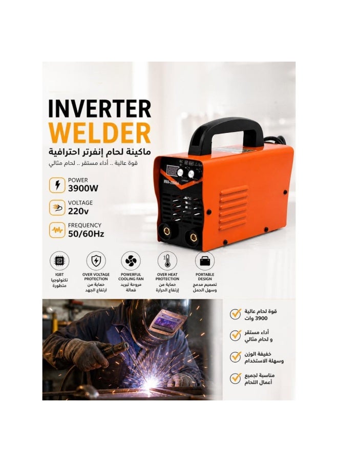 Tradeo 3900W Portable Inverter Welder Machine 220V MMA Arc Welding Machine with Cooling Fan - Image 4