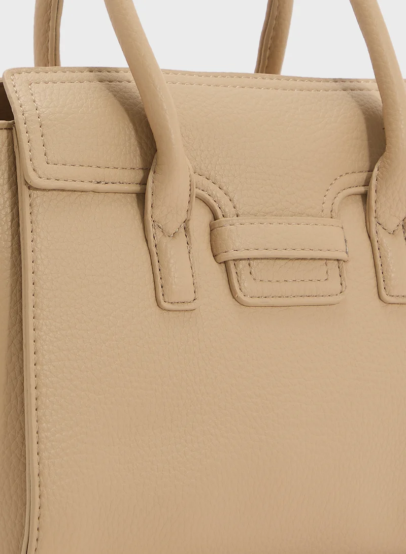 ELLA Tonal Detail Satchel