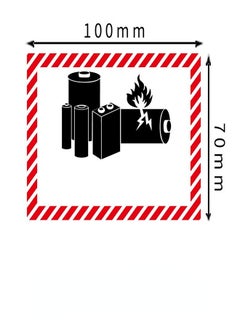 500 Label Stickers Lithium Ion Battery Labels Shipping Handling Instruction Labels Caution Warning Hazardous Materials Label Sticker Battery Warning Labels