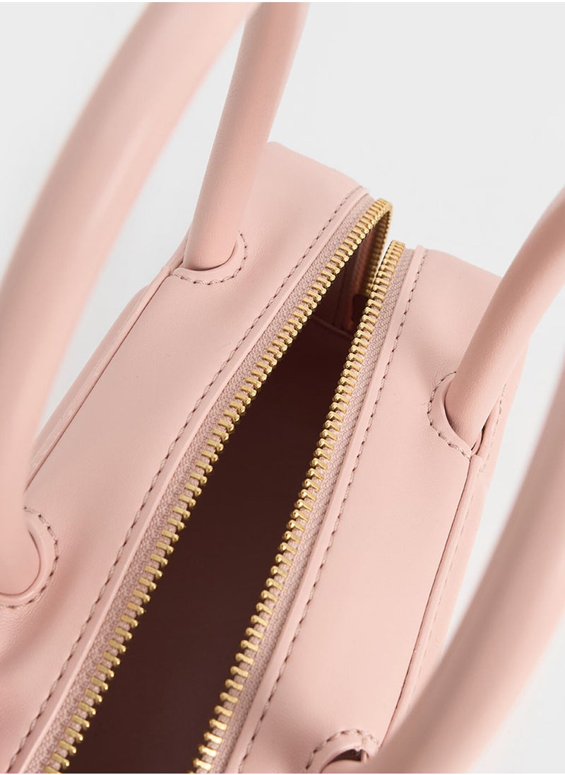 Charles & Keith Charles & Keith Perline Extended Top Handle Bag  - Image 5