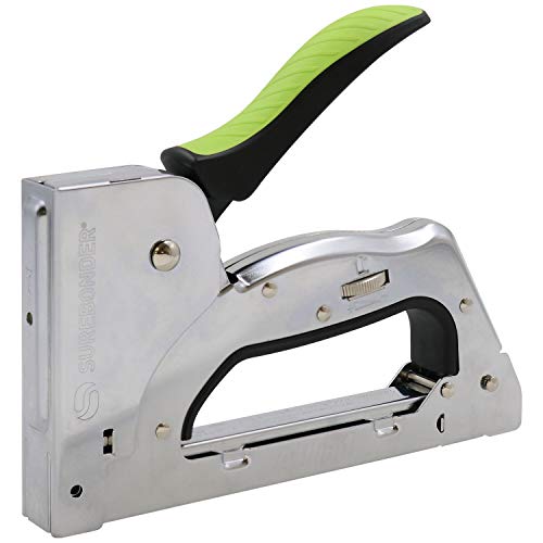 Surebonder 5650 All-in-1 Heavy Duty Staple Gun, Silver - Image 1