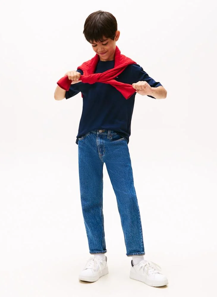 TOMMY HILFIGER Kids Essential Crew Neck T-Shirt