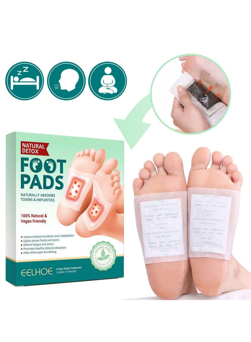 إيلهو لاصقات منظفة لإزالة السموم من الأقدام من 10 قطع - Image 1