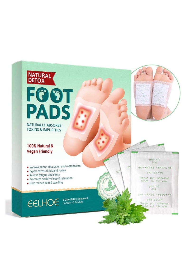 إيلهو لاصقات منظفة لإزالة السموم من الأقدام من 10 قطع - Image 2